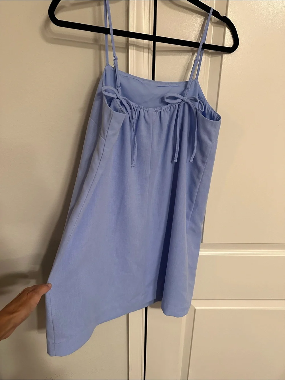 Old Navy Light Blue Mini Slip Dress